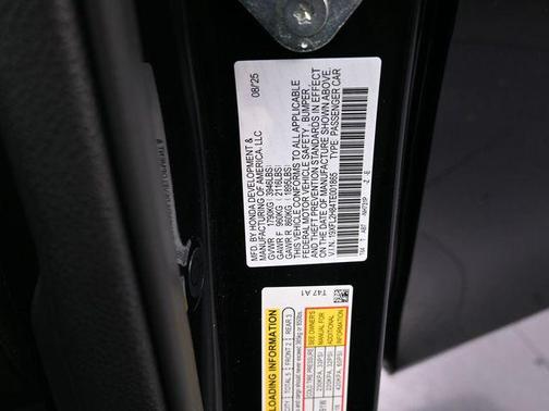 Crystal Black Pearl 2026 Honda Civic Sport