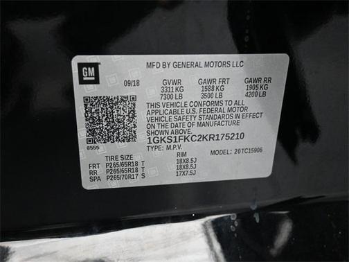 2019 GMC Yukon XL SLE