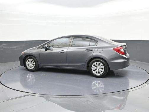 Gray 2012 Honda Civic LX