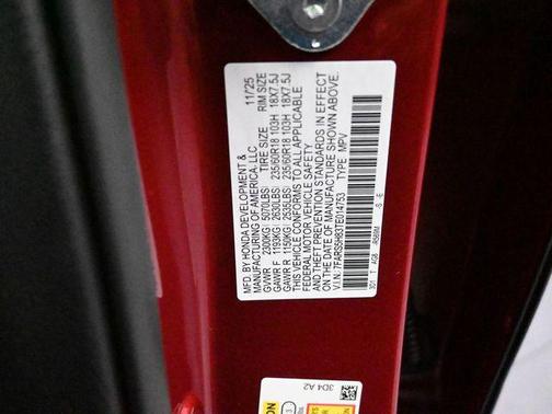 2026 Honda CR-V Hybrid Sport-L FWD