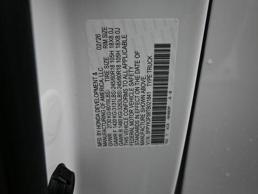 2026 Honda Ridgeline RTL