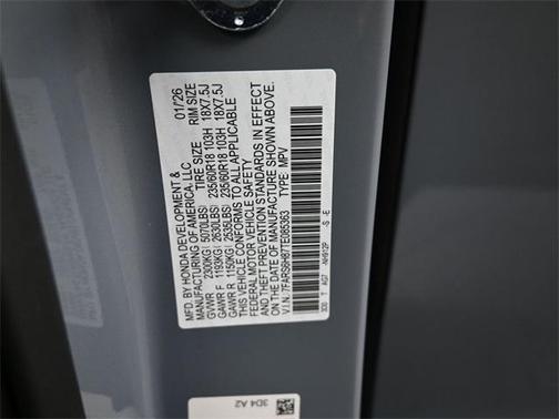 2026 Honda CR-V Hybrid Sport-L AWD