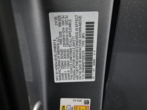Solar Silver Metallic 2026 Honda CR-V Hybrid Sport Touring AWD