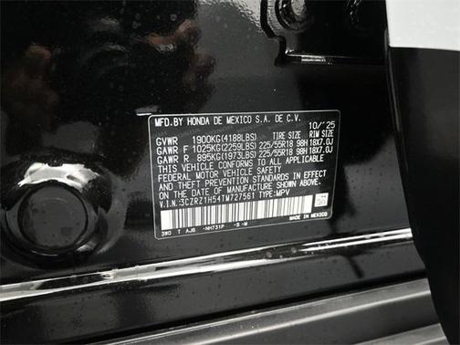 2026 Honda HR-V 2WD Sport