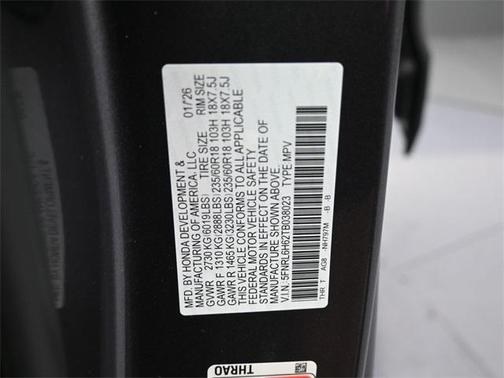 2026 Honda Odyssey EX-L