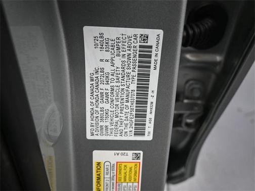 2026 Honda Civic Sport