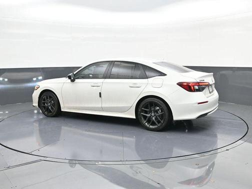 Platinum White Pearl 2026 Honda Civic Hybrid Sport