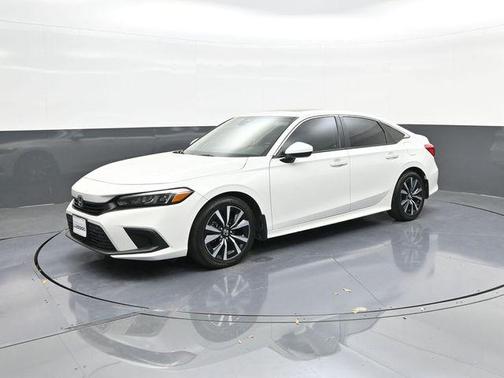 Platinum White Pearl 2024 Honda Civic EX