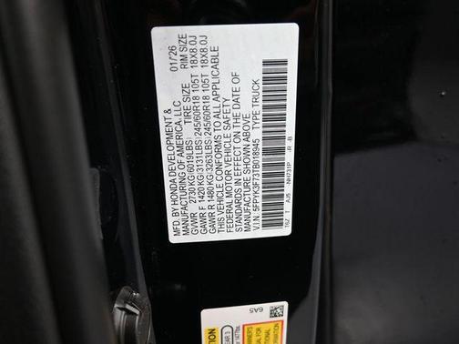 2026 Honda Ridgeline Sport