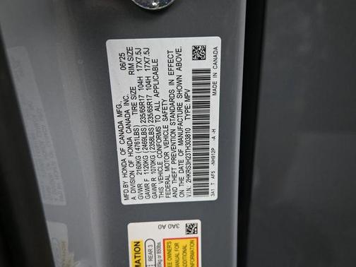 2026 Honda CR-V LX 2WD