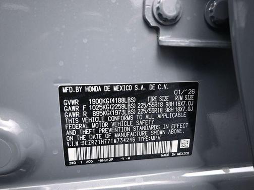 2026 Honda HR-V EX-L