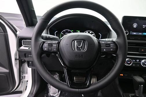 Platinum White Pearl 2026 Honda Civic Hybrid Sport