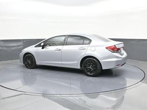 Alabaster Silver Metallic 2013 Honda Civic LX