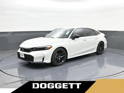 Platinum White Pearl 2026 Honda Civic Sport