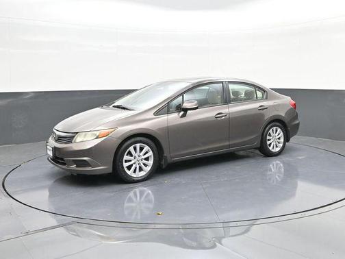 Gray 2012 Honda Civic EX