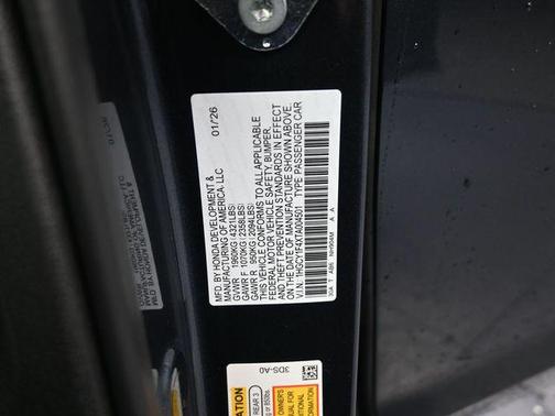 2026 Honda Accord SE