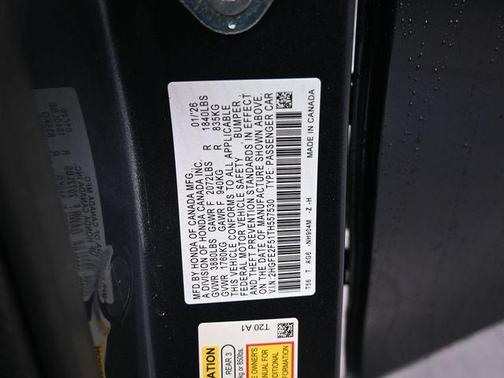 2026 Honda Civic Sport