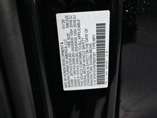 Smoke Blue Pearl 2026 Honda Pilot Sport