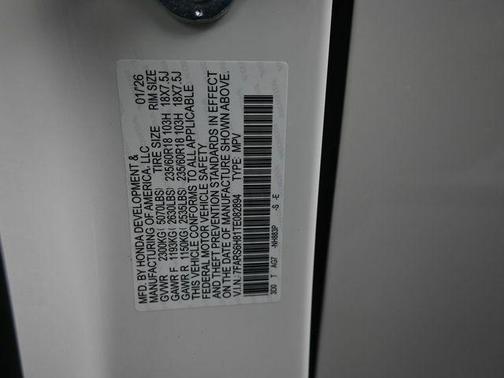 Platinum White Pearl 2026 Honda CR-V Hybrid Sport-L AWD