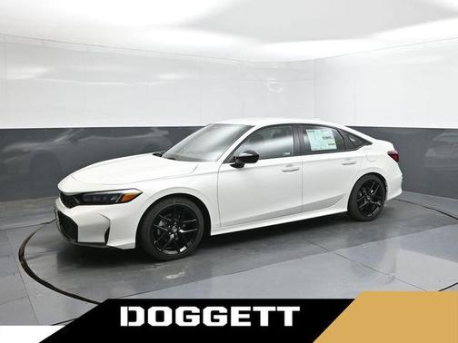 Platinum White Pearl 2026 Honda Civic Sport