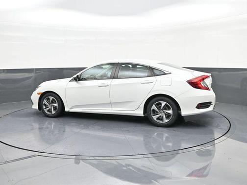 Platinum White Pearl 2020 Honda Civic LX