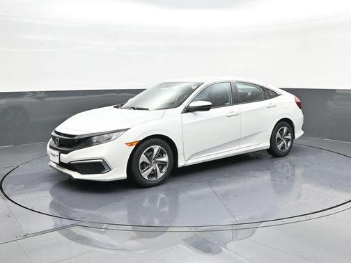 Platinum White Pearl 2020 Honda Civic LX