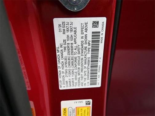 2026 Honda CR-V EX-L AWD