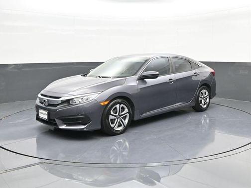 Modern Steel Metallic 2017 Honda Civic LX