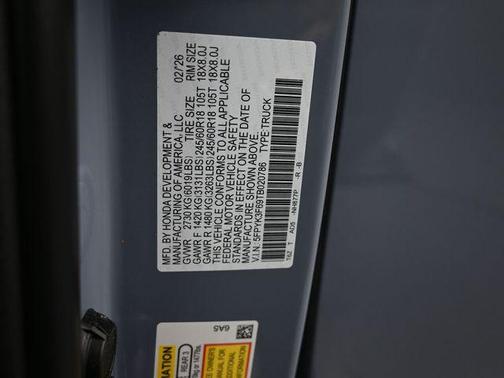 2026 Honda Ridgeline Sport