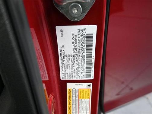 2025 Honda Accord LX 1.5T