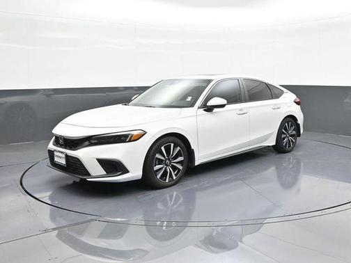 Platinum White Pearl 2024 Honda Civic EX-L