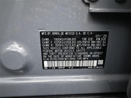 2026 Honda HR-V 2WD Sport