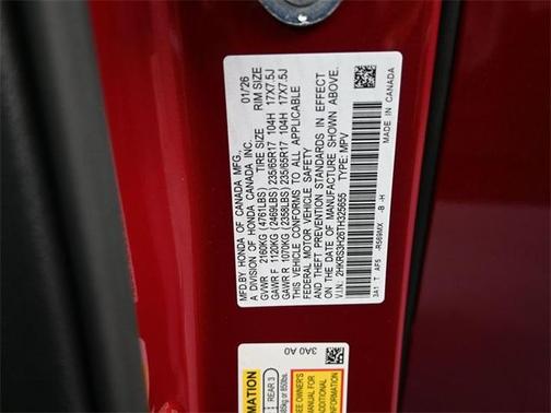 2026 Honda CR-V LX 2WD