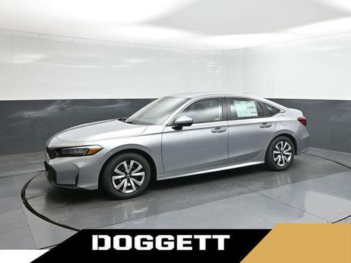 Solar Silver Metallic 2026 Honda Civic LX