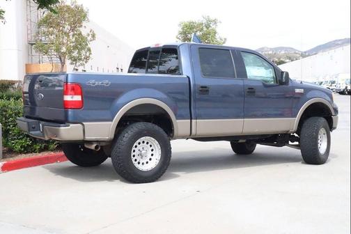 Blue 2004 Ford F-150 Lariat SuperCrew