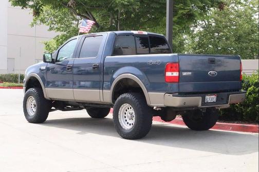Blue 2004 Ford F-150 Lariat SuperCrew