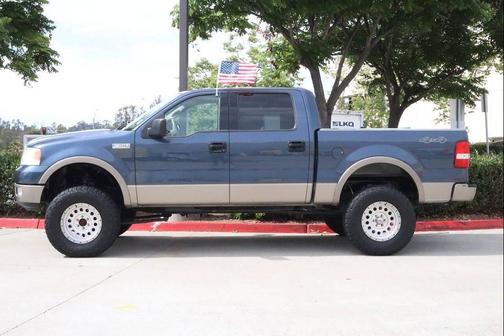 Blue 2004 Ford F-150 Lariat SuperCrew