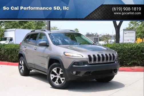 Light Brownstone Pearlcoat 2017 Jeep Cherokee Trailhawk