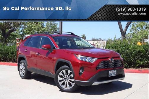 Maroon 2019 Toyota RAV4 Limited