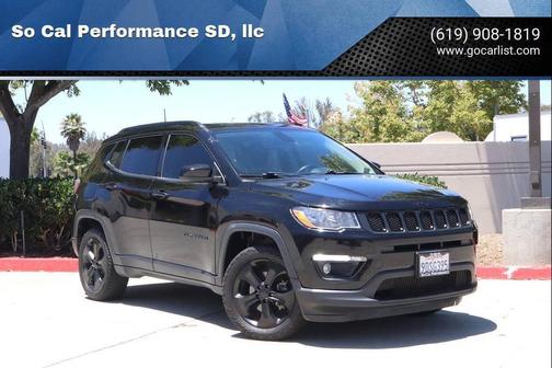 Diamond Black Crystal Pearlcoat 2021 Jeep Compass Latitude