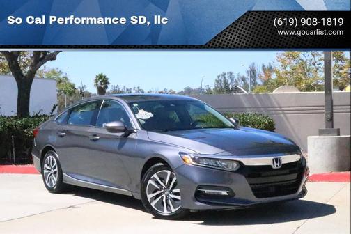 Charcoal 2019 Honda Accord Hybrid EX-L Sedan