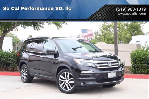 Crystal Black Pearl 2016 Honda Pilot Touring