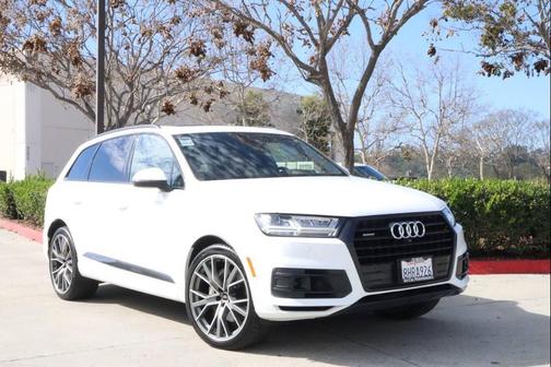 White 2019 Audi Q7 55 Prestige SUV