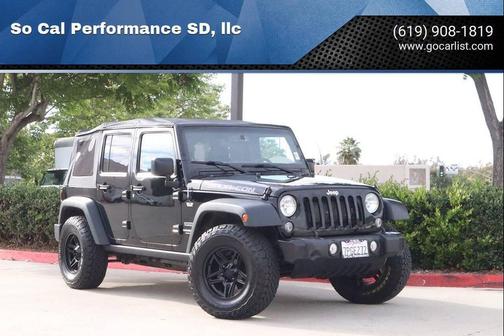 Black Clearcoat 2016 Jeep Wrangler Unlimited Sport