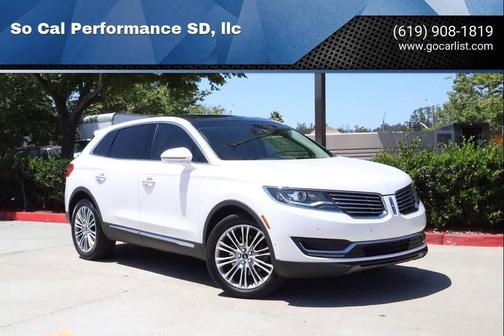 White Platinum Metallic Tri-Coat 2017 Lincoln MKX Reserve