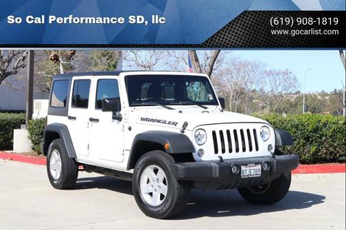 Bright White Clearcoat 2018 Jeep Wrangler JK Unlimited Sport SUV