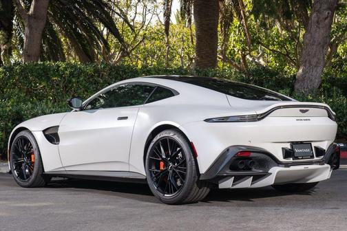 Satin White 2021 Aston Martin Vantage Manual