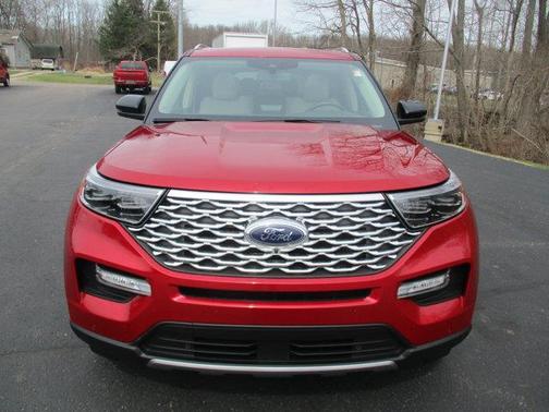 Rapid Red Metallic Tinted Clearcoat 2020 Ford Explorer Platinum