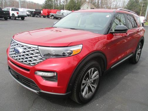 Rapid Red Metallic Tinted Clearcoat 2020 Ford Explorer Platinum