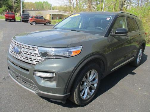 Forged Green Metallic 2022 Ford Explorer Limited